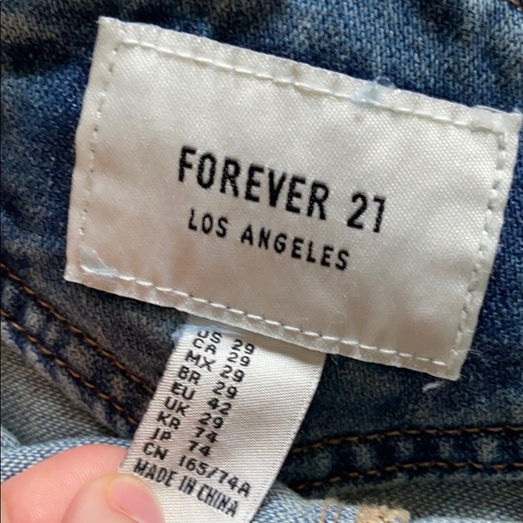 LIKE NEW F21 Shortalls - Picture 5 of 5